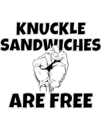 Knuckle sandwiches