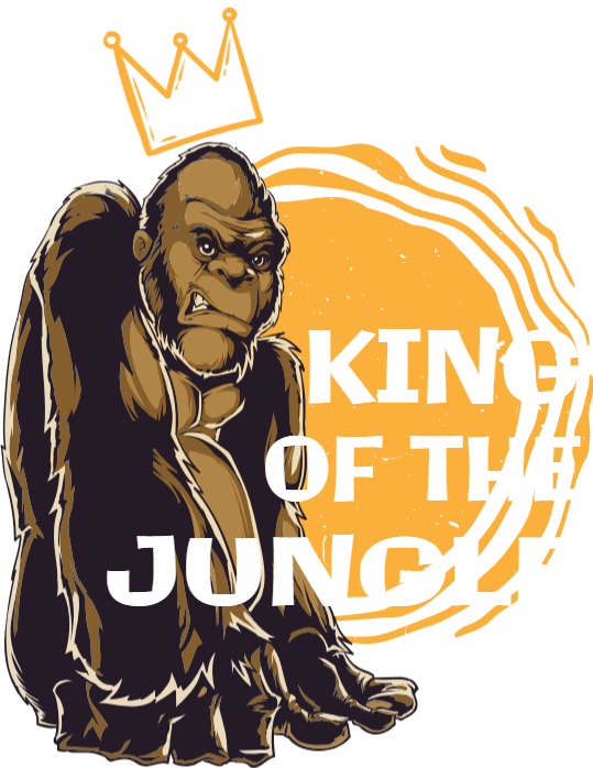 King Of The Jungle Udesign Demo T Shirt Design Software