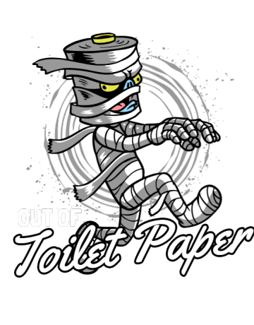 Out of toilet paper