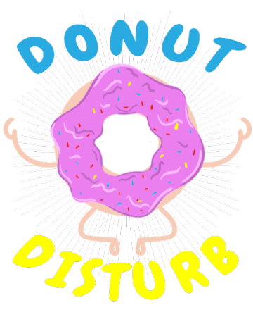 Donut disturb – uDesign Demo / T-shirt Design Software