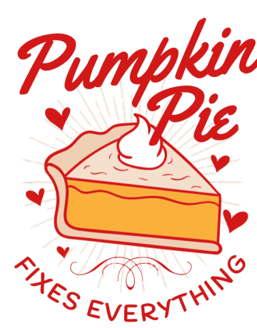 Pumpkin pie fixes everything