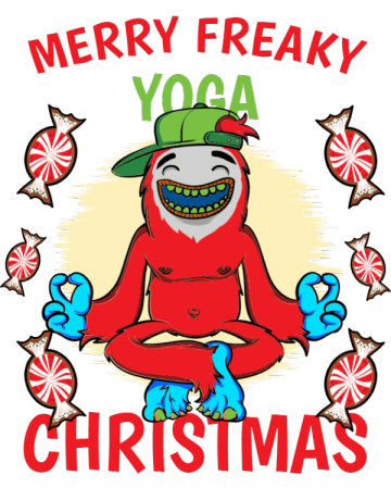 Merry freaky yoga Christmas