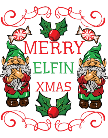 Merry elfin xmas